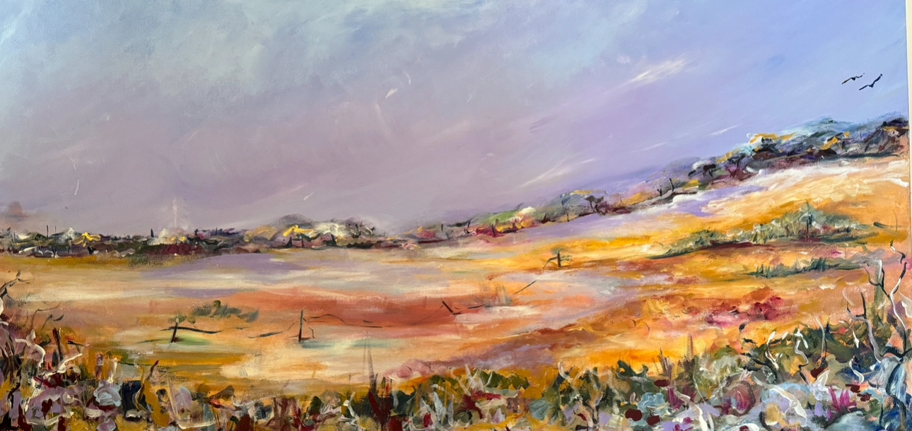 Acrylic on Canvas</br> 60cm x 91cm