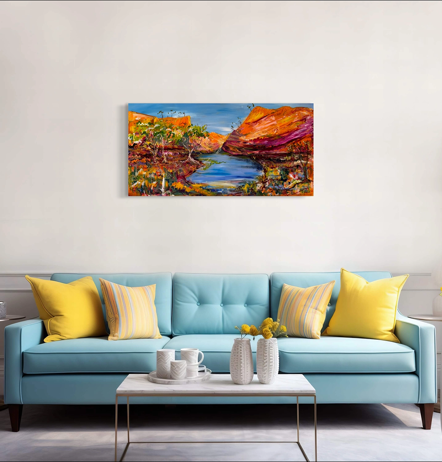 Acrylic on Canvas</br> 101.6cm x 51cm