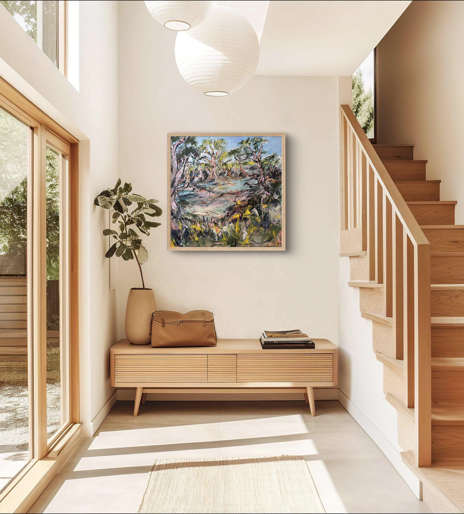 Acrylic on Canvas</br> 91cm x 91cm