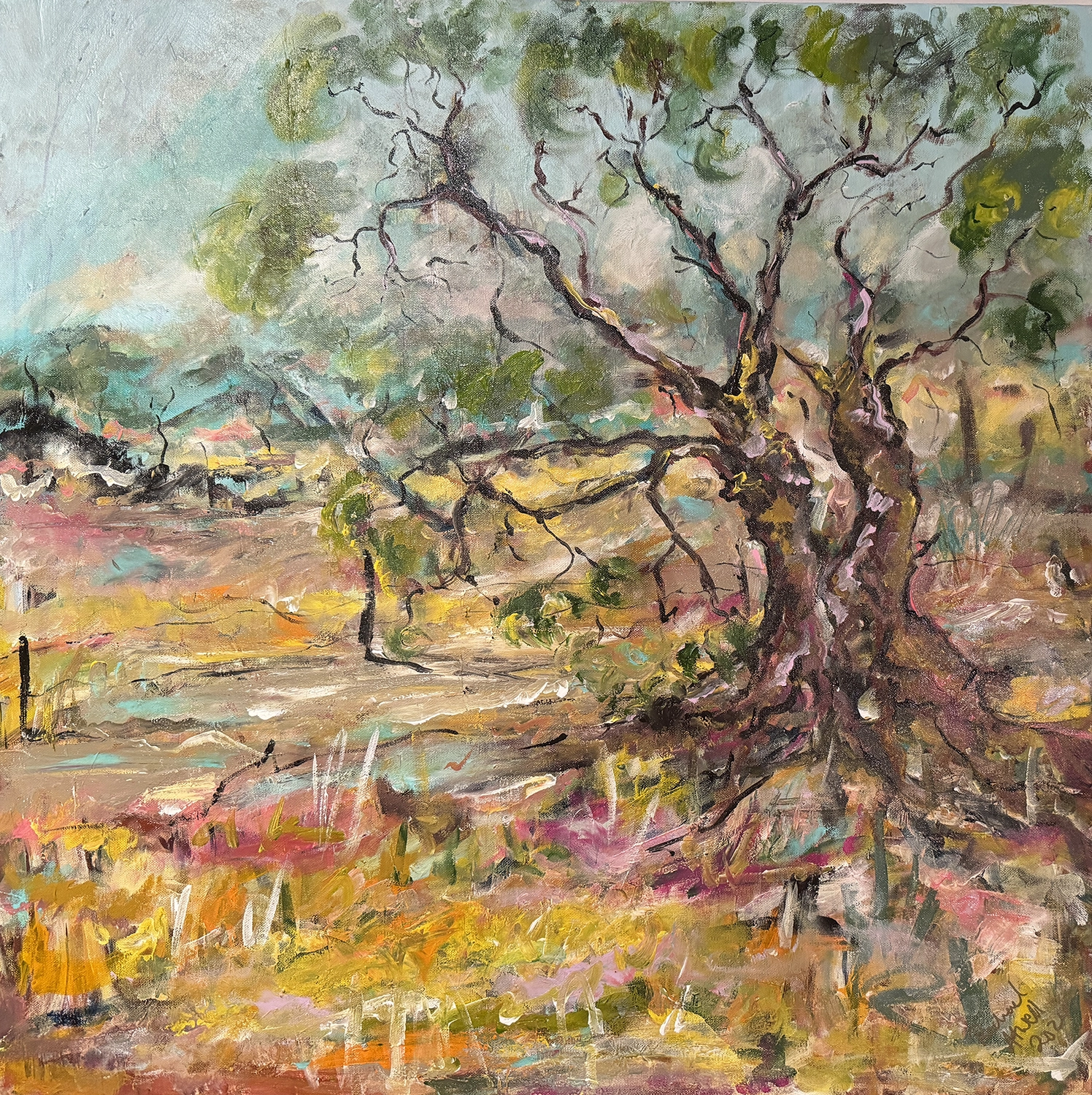 Acrylic on Canvas</br> 60cm x 60cm