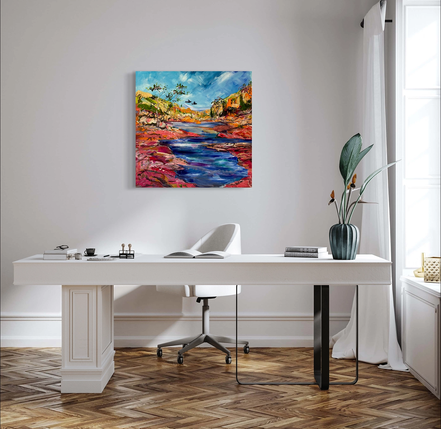 Acrylic on Canvas</br> 80cm x 80cm