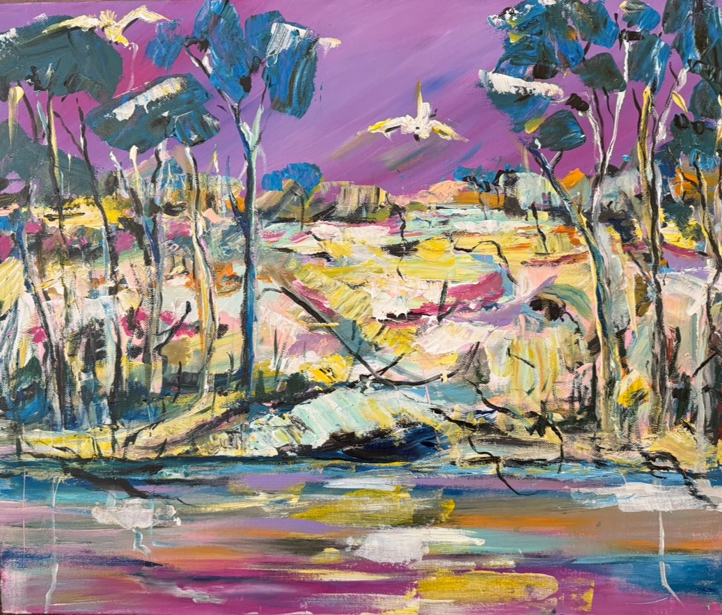 Acrylic on Canvas</br> 61 x 51cm