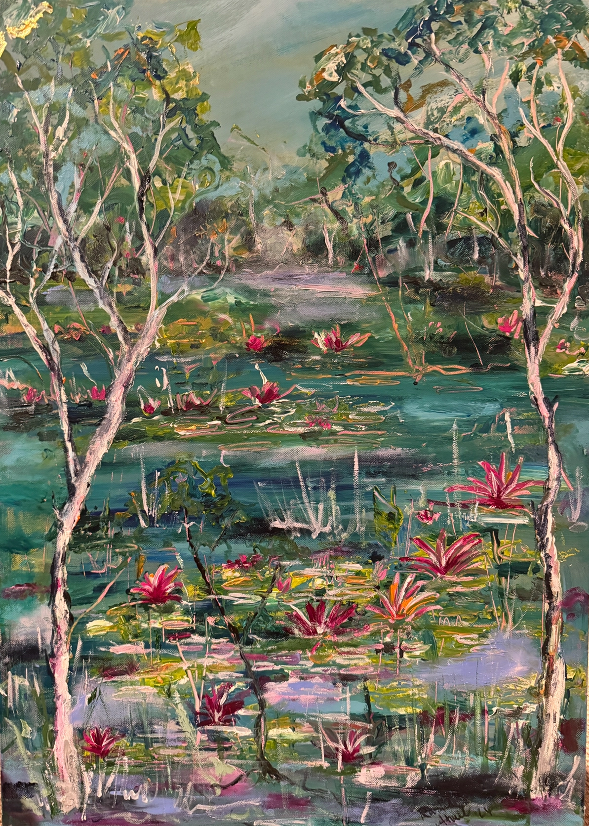 Acrylic on Canvas</br> 51cm x 71cm