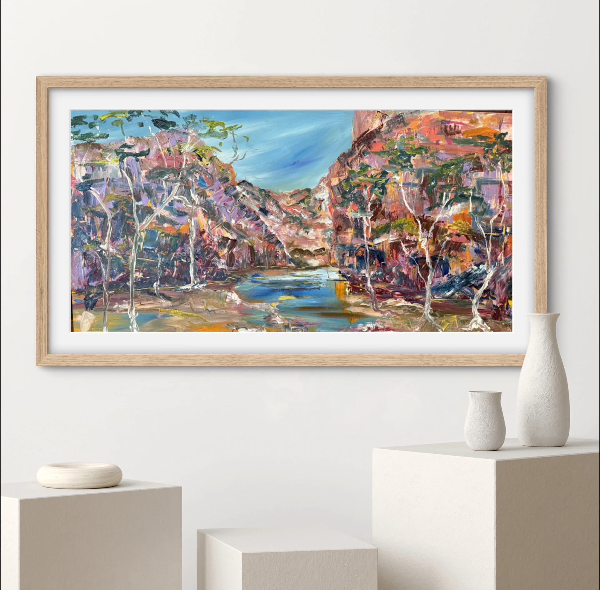 Acrylic On Canvas Room</br> 102cm x 51cm