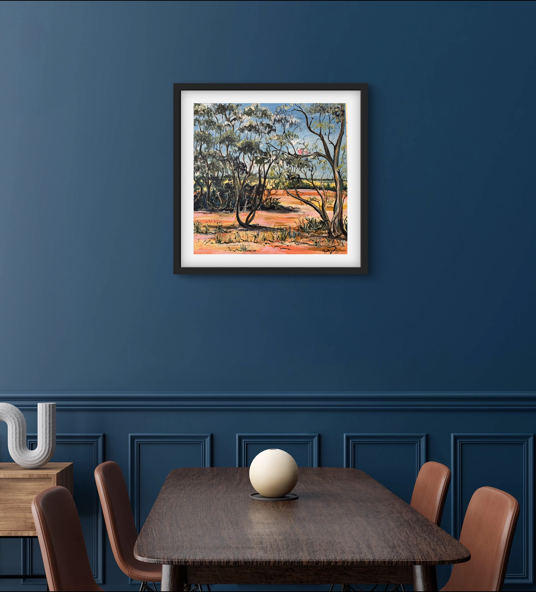 Acrylic On Canvas Room</br> 61cm x 60cm