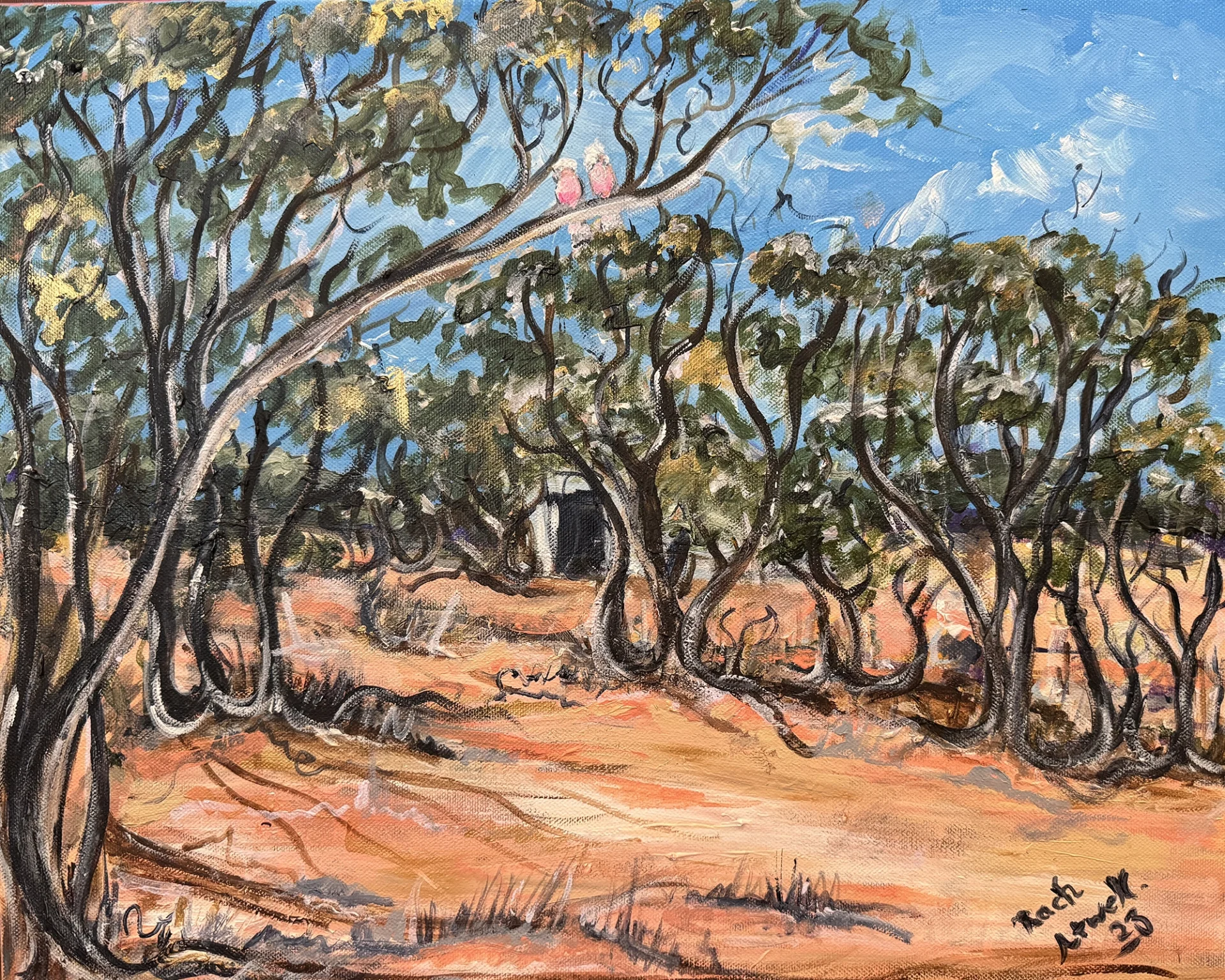 Acrylic on Canvas</br> 51cm x 41cm