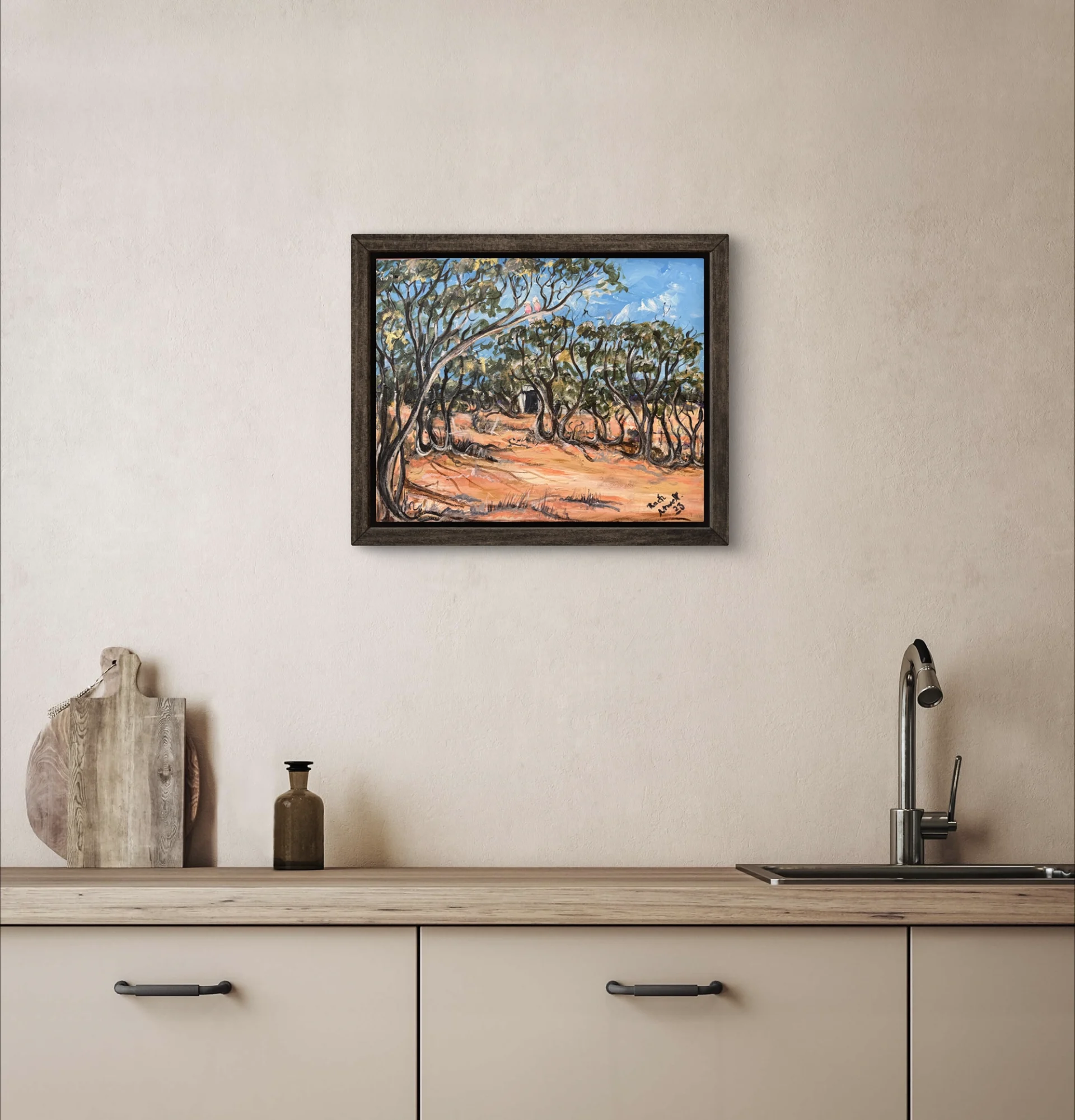 Acrylic On Canvas Room</br> 51cm x 41cm